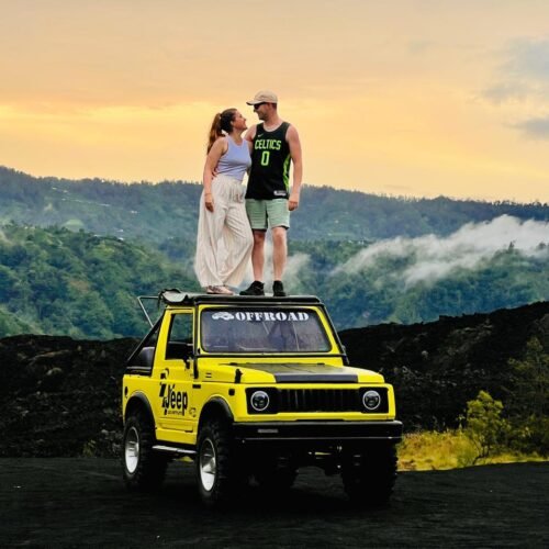 Mount Batur sunset view in Bali