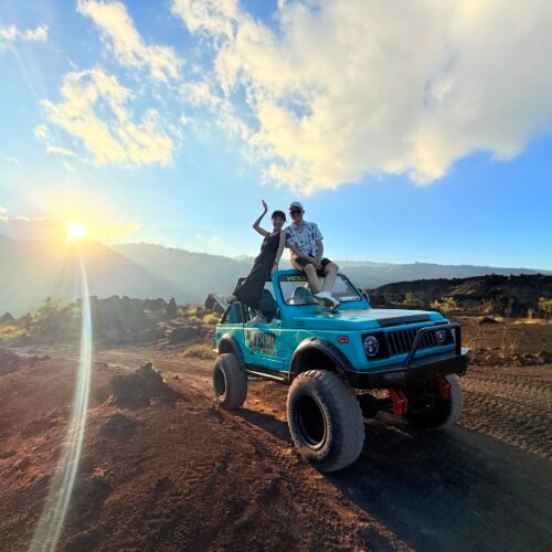 Mount Batur sunset view in Bali