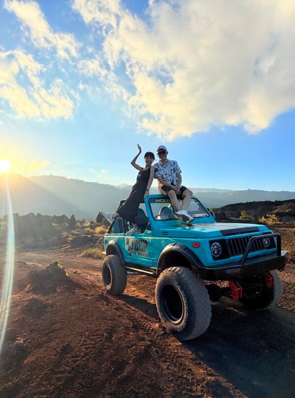 Mount Batur sunset view in Bali