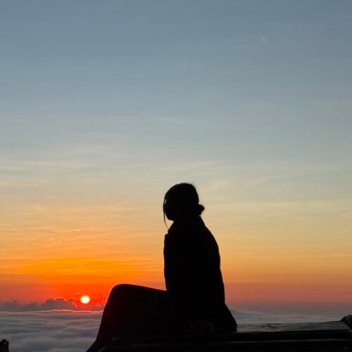 Sunrise over Mount Batur