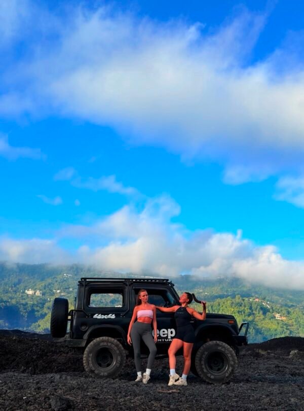 Beautiful sunset at Mount Batur
